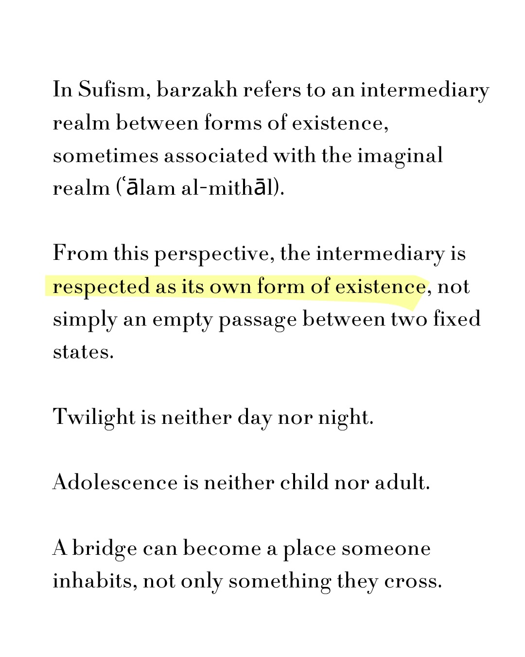 Sufism’s “Barzakh”, sheet 3