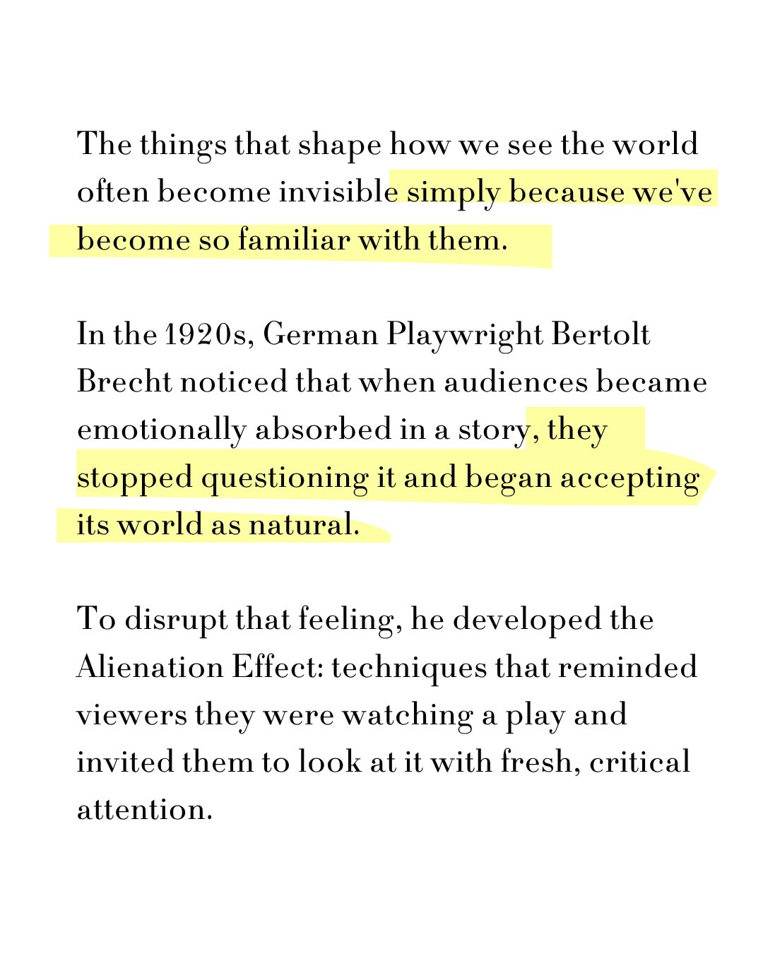The Alienation Effect, sheet 2