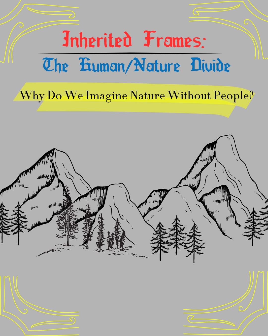 The Human/Nature Divide