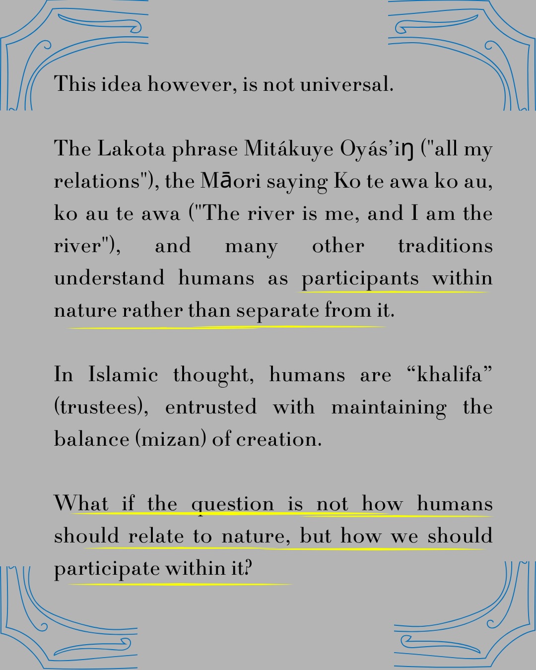 The Human/Nature Divide, sheet 4