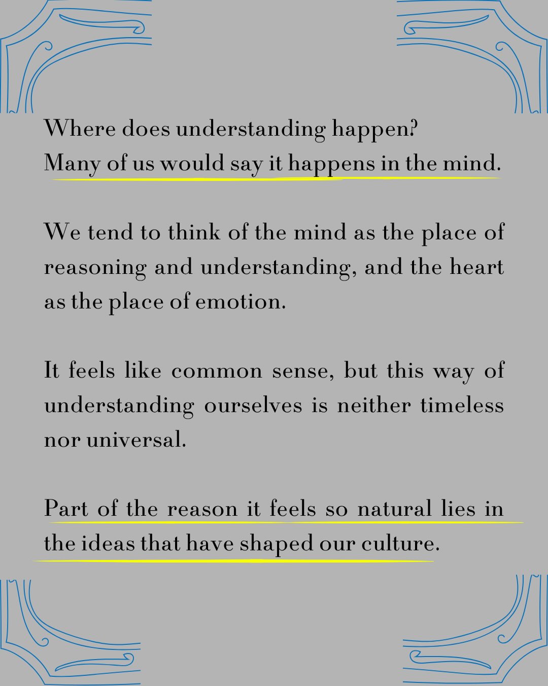 The Seat of Understanding, sheet 2
